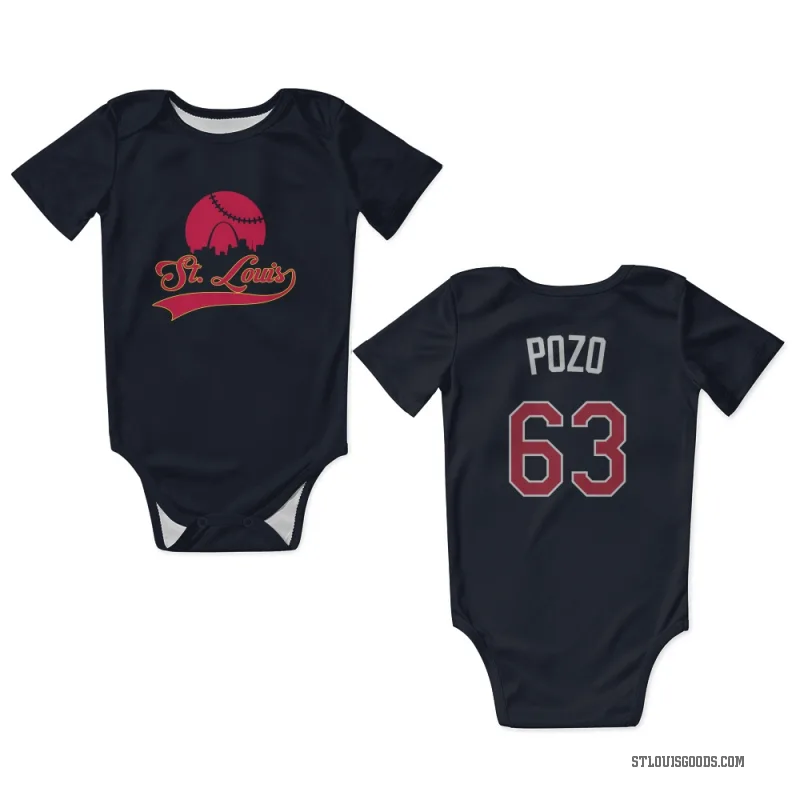 Yohel Pozo  Navy St. Louis Cardinals  Newborn & Infant Bodysuit