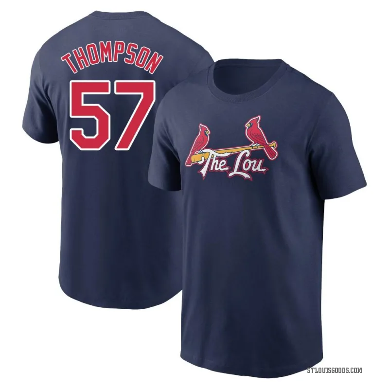 Zack Thompson Youth Navy St. Louis Cardinals 2024 City Connect T-Shirt