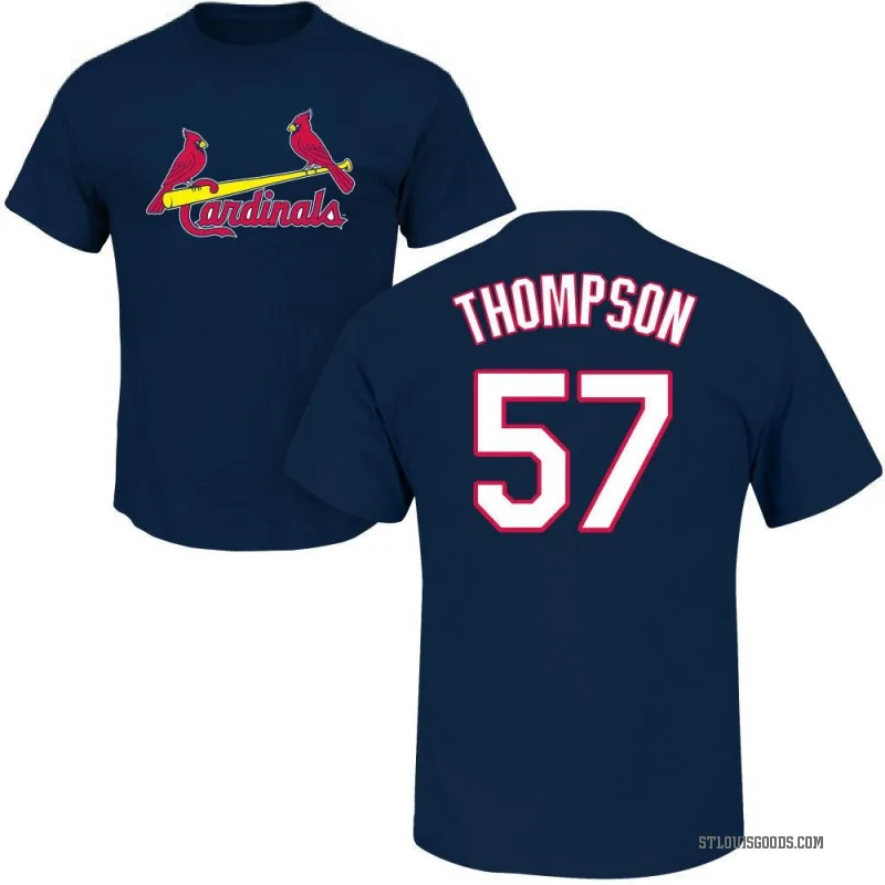 Zack Thompson Youth Navy St. Louis Cardinals Roster T-Shirt -