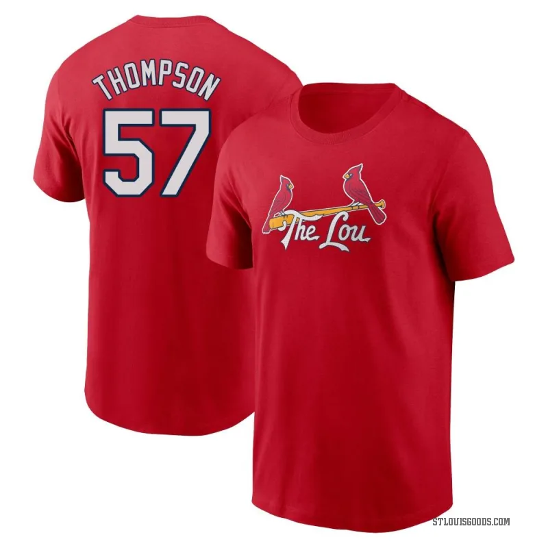 Zack Thompson Youth Red St. Louis Cardinals 2024 City Connect Fuse T-Shirt